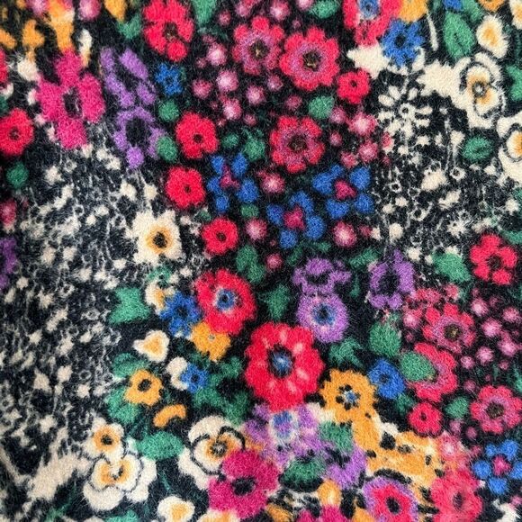 Anthropologie Bouquet Eyelash Scoopneck Sweater + Green Maxi Skirt - Picture 3 of 8